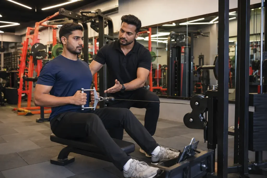 Personal training with a coach at Arya Fitness Gym, gym in Burari, Delhi