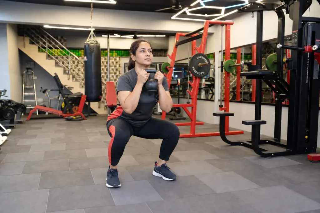 Strength training session at Arya Fitness Gym, gym in Burari, Delhi